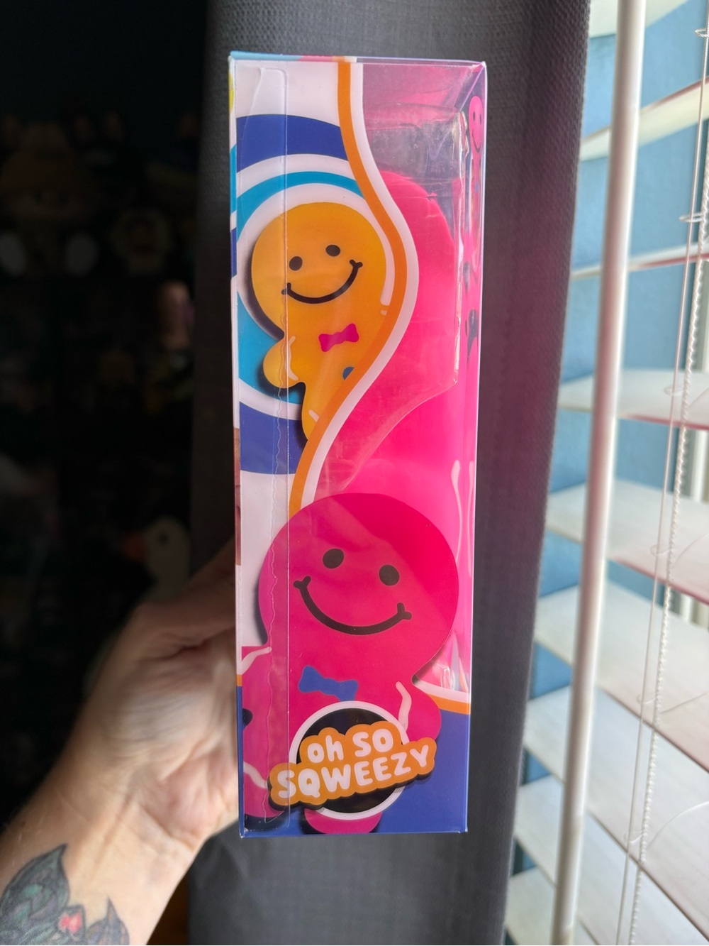 Jumbo Squishy Gingerbread Man Toy - Pink - Picture 2 of 4